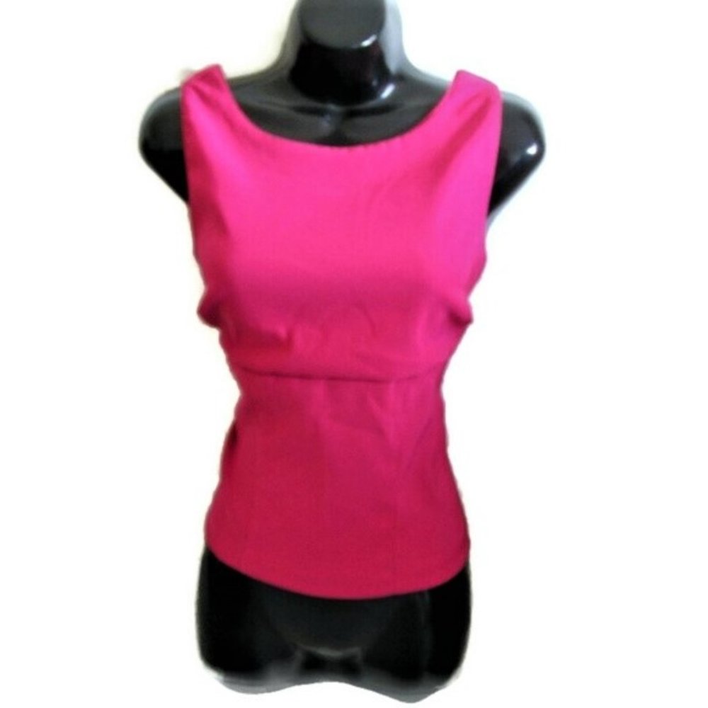 Jackie O pink rockabilly tank top size small 4 xs